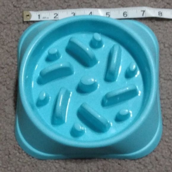 pet food puzzle bowl blue dog m slow feeder noyal - Picture 4 of 4